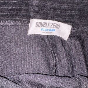 Double Zero Charcoal Ribbed Knitwear